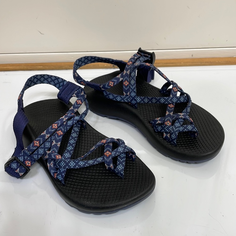 CHACO Z Cloud X Comfort Sandals Southwest Aztec Blue 6